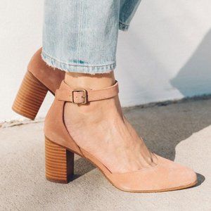 NEW Soludos Gemma Heel Sahara Pink 7